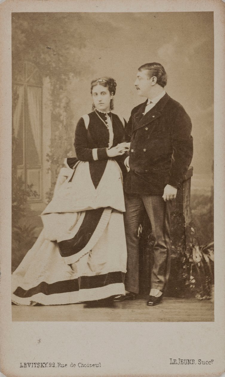 ポール・パブロヴィッチ・デミドフ、サン・ドナートの第 2 王子、1839 年から 1885 年、妻のマリアと…、1863 年。 作： セルゲイ・リボヴィッチ・レヴィツキー