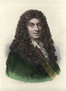 アルバート・ローゼンタールのデッサンに基づく、イギリスの作曲家ヘンリー・パーセル（1659-1695）の肖像。 作： アルバート・ローゼンタール