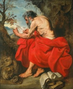 聖ジェローム。 1615-16頃