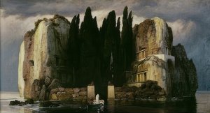 死者の島。 5番目のバージョン。 1886