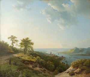ハイデルベルクの景色、1837