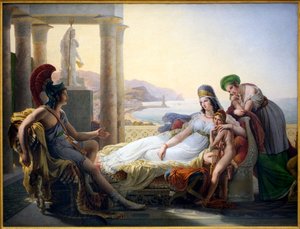 1819年、トロイの不幸をディドに告げるアイネイアス