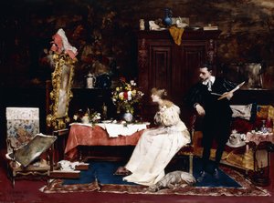 1883年に彼女の肖像画を発表