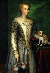 女性の肖像画、1560年代後半。