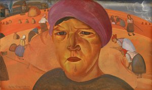 ロシアの農民女性シリーズ「ロシアの顔」1923