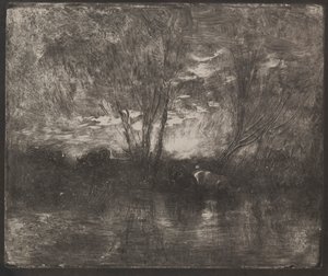1921年に印刷された1862年のオリジナルウォータープレイスの牛。