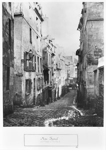 フレネル通り、1858-78年、パリ、ベルサイユの行き止まりから