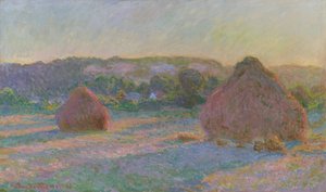 小麦の山 夏の終わり、189091。