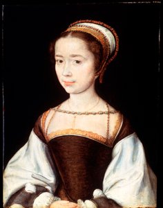 女性の肖像画、1530年代。