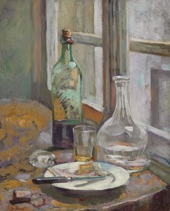 ボトルと水差しのある静物。ボトルとデカンタのある静物、1889〜1890年頃