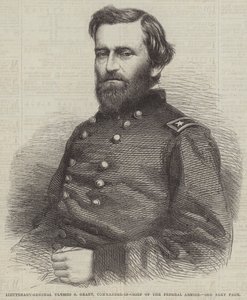 連邦軍総司令官ユリシーズ・S・グラント中将(彫刻)