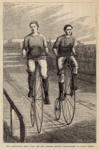 リリーブリッジでのアマチュア自転車選手権のための25マイルレース