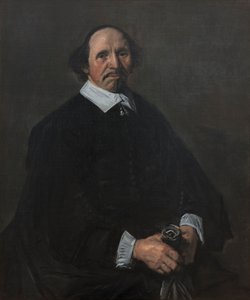 男の肖像、c。 1655-60（キャンバスに油彩）