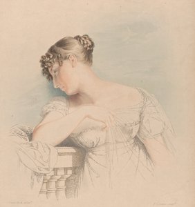 1816 年 5 月 30 日、ジュリエット役のミス・オニール。 作： フレデリック・クリスチャン・ルイス