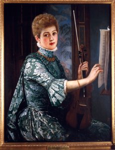 「バイオリニスト」、1886