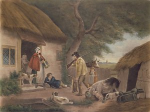 ウィリアムワード（1766-1826）によって刻まれたウォレナー、パブ。 H.モーランド作、1806年（メゾチント彫刻） 作： ジョージ・モーランド