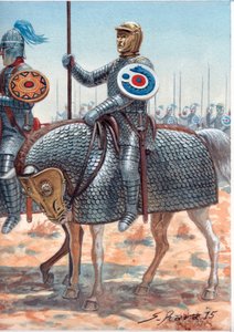 後期ローマ帝国のカタフラクトとクリバナリイ 作： Giuseppe Rava