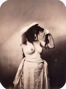 立っている女性のヌード、1855年頃