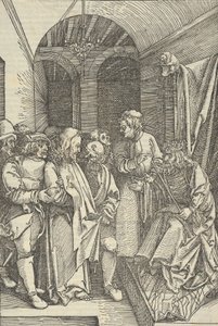 ホールでのヘロデの前のキリスト、私たちの主イエス・キリストの情熱の鏡から、1507., 1507.