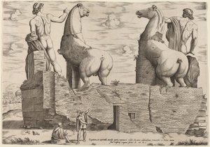 反対側のクイリナーレの馬