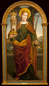 Sainte Barbe - Painting d