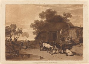 1808年に出版された『ストロー・ヤード』。