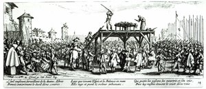 イスラエル、アンリエット（c.1590-1661）1633によって彫刻されたホイール、「戦争の不幸と不幸」からのプレート14