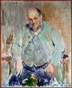 フランスの彫刻家アントワーヌ・ブールデル（1861-1929）の肖像 ジャック・エミール（Jacques-Emile）・ブランシュ（1861-1942）の絵画