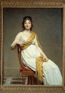 レイモン・ヴェルニナク夫人（1780-1827）の肖像 ウジェーヌ・ドラクロワの妹 ジャック・ルイ・ダヴィッド（1748-1825）の絵画 1799年 日1.45 x 1.12 m ルーヴル美術館（パリ） - ウジェーヌ・ドラクロワの妹、レイモン・ド・ヴェルニナク夫人（1780-1827）の肖像。ペイント