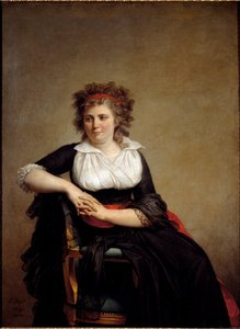 オルヴィリエ侯爵夫人ジャンヌ・ロベリン・リリエの肖像 - 1790年油彩・キャンバス