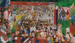 1889年、1888年のブリュッセルへのキリストの入場。