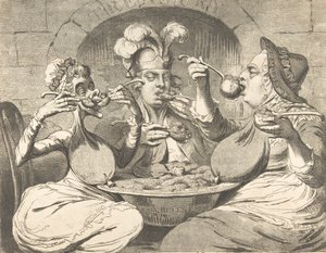 1787 年 5 月 29 日、新連合の饗宴での巨大なクロウ。