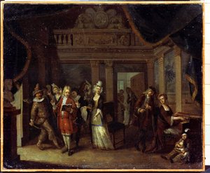 プライベートコンサート。 ハウスコンサートです。 Jan Josef Horemans the Elder または The Elder (1682-1759) による絵画。 フランダースの芸術、ロココ様式。 キャンバスに油彩。 国立歴史芸術博物館、セルプホフ (セルプホフ)、ロシア。