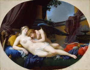 キューピッドとプシュケ 作： Jean Baptiste Regnault