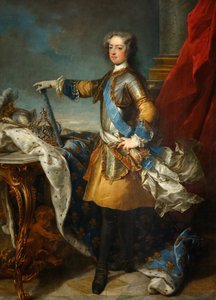 ルイ15世1710-1774年の肖像、ca 1723-1724