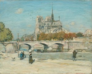 ケ・ド・ラ・トゥールネルから見たノートルダムc。 18971902。