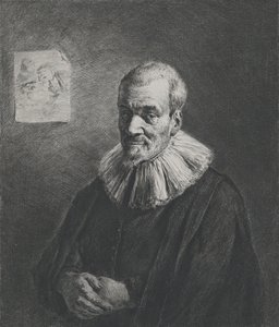 肖像画、デイビッド・テニアーズ・ザ・ヤンガー、1803年。 作： ジャン・ジャック・ド・ボワシュー