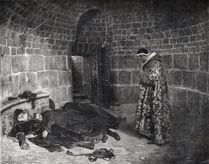 教皇ウルバン6世の復讐（1318年〜1389年） - 教皇ウルバン6世の復讐（自分の枢機卿を拷問して失踪させる） - ローレンスによるエングレーヴィング - 。