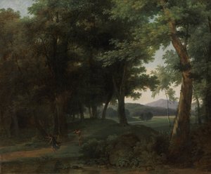 アポロとダフネのいる森、1810年。