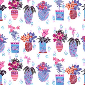 観葉植物、2014（コラージュ、紙、ペンとインク、ジクレープリント）