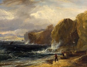 セント・アンドリューズ・ベイ、ファイフ、1820～30年頃（船上油）