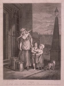 Milk below Maids」『Cries of London』c1795年