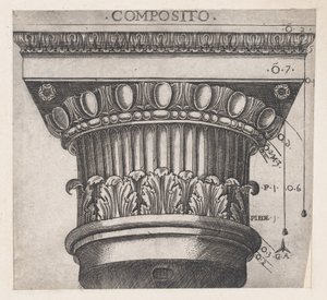 Speculum Romanae Magnificentiae：1537年頃に作られたイオニア式の大文字。