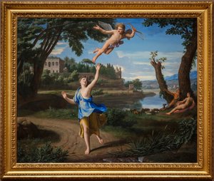 キューピッドによって放棄されたプシュケ、1699年頃（キャンバスに油彩）