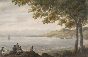 ハドソン川岸のシャッド漁師、1811年頃。 1813年。