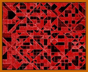 WINDOW TO THE SOUL、2013年、デジタルで強化された絵画