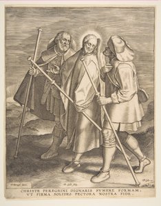 1571年、エマオへの道にあるキリストと弟子たち。