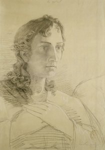 セントジョンの頭と手、1806年（紙にチョークと木炭） 作： フィリップオットールンジ