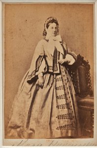 Marie Nikolaievna de Russie (1819-1876) - ロシアの大公マリア・ニコラエヴナ (1819-1876)、ロイヒテンベルク公爵夫人、匿名。 アルブミンの写真
