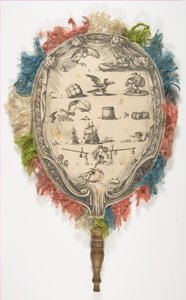 片方の恋にリバスのファン、もう片方にフォーチュン、ca。 1639。 作： ステファノ・デラ・ベラ
